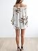 ZESICA Women's Casual Floral Off the Shoulder Bell Sleeve Chiffon Blouse Shirt Tops