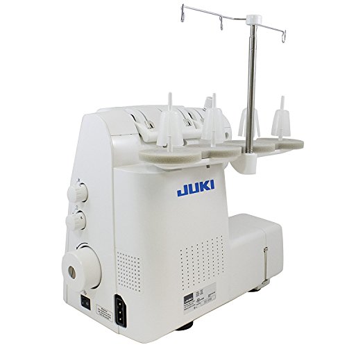 image for Juki MO-1000 Serger, Push Button Jet Air Looper Threader w/ Exclusive 