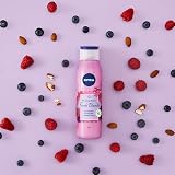 NIVEA Fresh Blends Raspberry Shower Gel 300ml Vegan Bottle 97% Recycled view 4