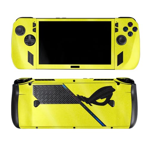 Glossy Glitter Skin Compatible with Asus ROG Ally X - Solid Yellow - Premium 3M…