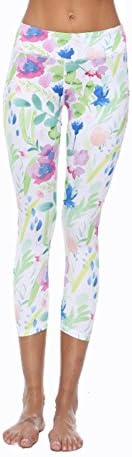 Women's High Waist Athletic Leggings Workout Sports Yoga Running Pants Capri with Pocket