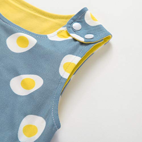 Tronet Newborn Kids Baby Boys Cartoon Animal Print Romper Jumpsuits Clothes Summer Beige - Thumbnail 3