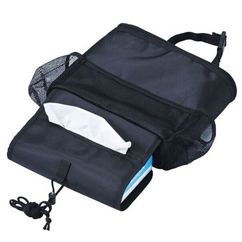 Ocamo Car Seat Back Storage Bag, Temperature Insulation Organizer Pouch Travel Tidy Bags - Thumbnail 5