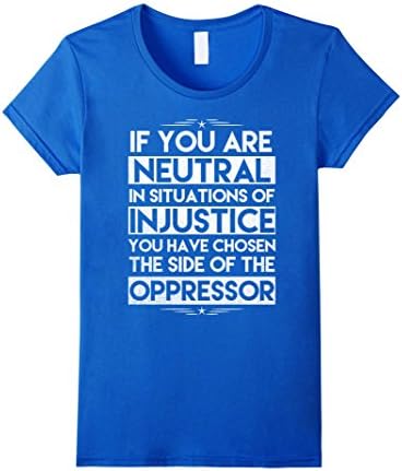 Women's If You Are Neutral in Situations T-Shirt XL Royal Blue
