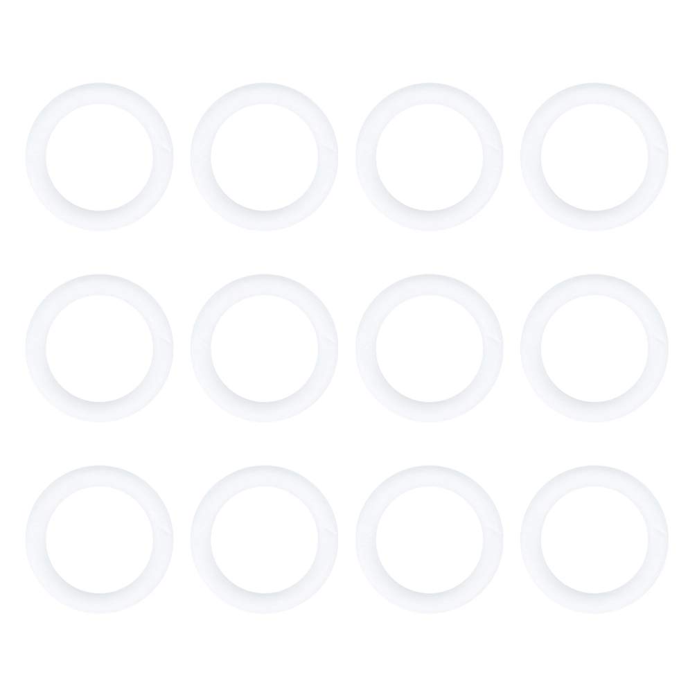 Toddmomy 12 Pcs Foam Wreath Forms Rings Round Circle Frames for Thanksgiving Christmas DIY Crafts Floral Supplies (14. 5 5cm)