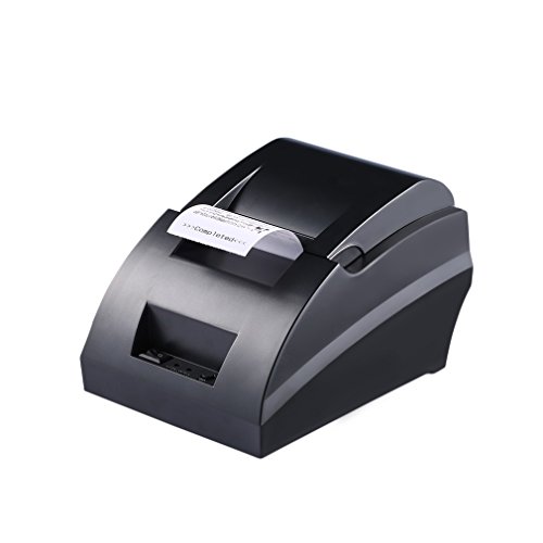Thermal Receipt Printer, LESHP 2 Inches 58mm USB Mini Portable High Speed Direct Thermal Printer, Printing Compatible with ESC / POS Print Commands Set