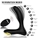 PALOQUETH Male Vibrating Prostate Massager Sex Toy with 2 Powerful Motors and 10 Stimulation Patterns for Wireless Remote Control Anal Pleasure, Unisex G spot Vibrator Anal Sex Toythumb 2