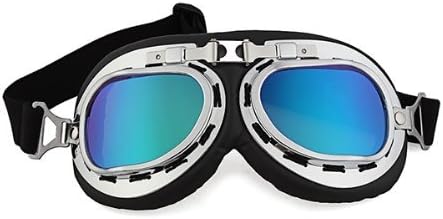 Custom Vintage Glasses for Chopper / Harley / Vespa / Scooter / Helmet, Multi-Coloured