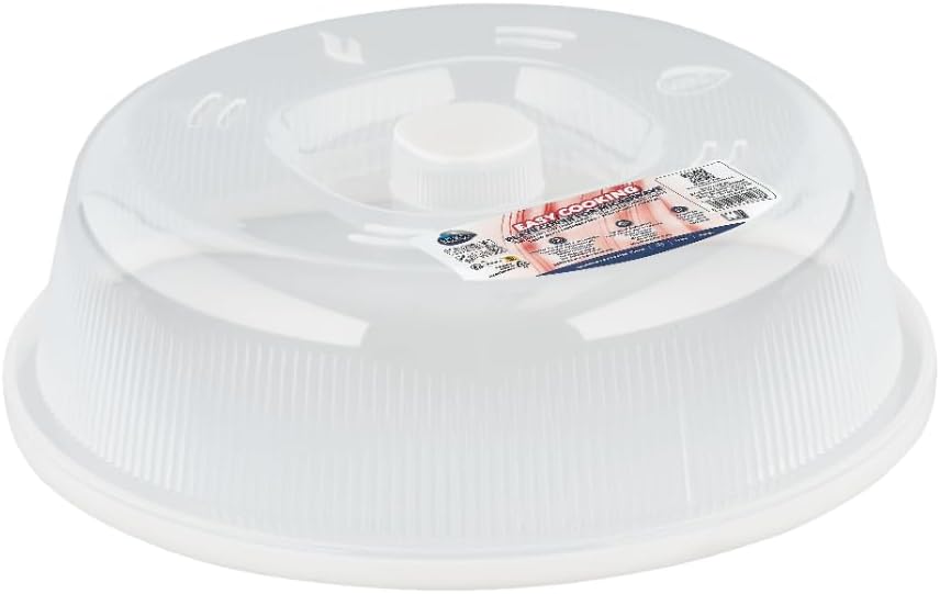 CARE + PROTECT Microwave Plate Cover BPA Free 26.2 cm White