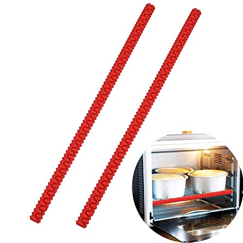 Leline's Heat Resistant Guard for Oven Rack, Silicone Oven Rack Shield Protectors, Oven Shelf Edge Cover, 14 inches, Pack of 2 - Thumbnail 6