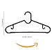 IKEA SPRUTTIG Hanger - Flexible Sturdy Plastic - Perfect for Kids and Toddlers Clothing Wardrobe 7.5 width X 15.25 length (20)