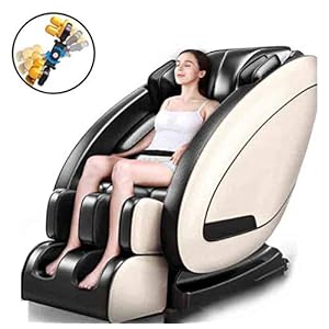 CSPFAIZA Electric Massage Chair, Zero Gravity (2019 New Model) with Heat/Intelligent Remote Control for Whole Body Relaxes – Neck, Waist, Hips, Legs, Back, Feet – Low Noise