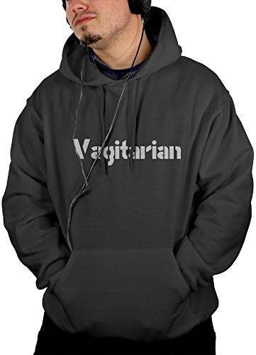 CGYIO Vagitarian Print Navy Hoodie Fashion Classic