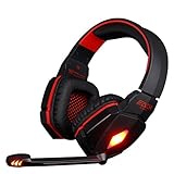 Gloriest 2015 new EACH G4000 Professional 3.5mm PC Gaming Stereo Headset Headphone Earphones with Mic Volume Control Microphone HiFi Driver For Laptop Computer With Noise Canelling - Red