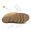 Athlefit-Womens-Wedge-Chelsea-Boots-Comfortable-Ankle-Wedge-Booties