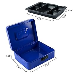 KYODOLED Large Cash Box with Combination Lock,Safe