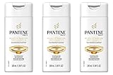 Pantene Shampoo Daily Moisture Renewal Hydrating 3.38 Oz Travel Size (Pack of 3)
