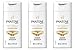Pantene Shampoo Daily Moisture Renewal Hydrating 3.38 Oz Travel Size (Pack of 3)