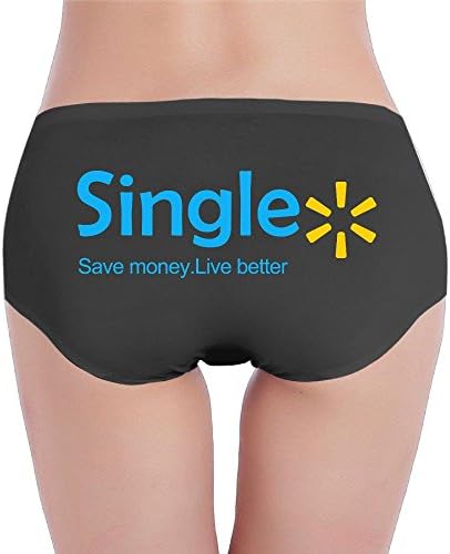 Msyspsc Cool Single Life Stretchable Women's Panties Medium Black