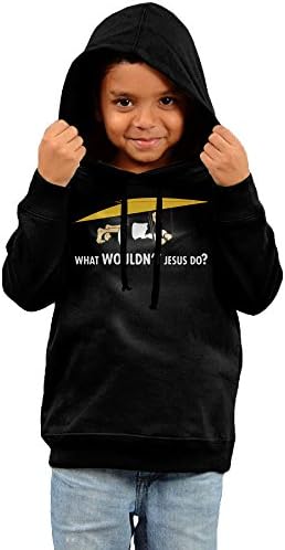 Boys Girls What Wouldnt Jesus Do Fleece Hoodie Sweatshirt 2 Toddler