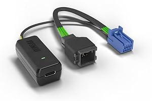 Dongar Dashcam Power Adapter (8-pin Type A) for Select Honda Vehicles. Connects to Rearview Mirror for USB Power, Easy to Install.