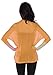 Emmalise Women's Soft Summer Spring Shawl 3/4 Sleeves Shirt Top - Mustard, S