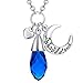 Simulated Birthstone Drop Necklace 