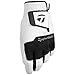 TaylorMade Stratus All Leather Glove (White/Black, Left Hand, XX-Large), White/Black(XX-Large, Worn on Left Hand)