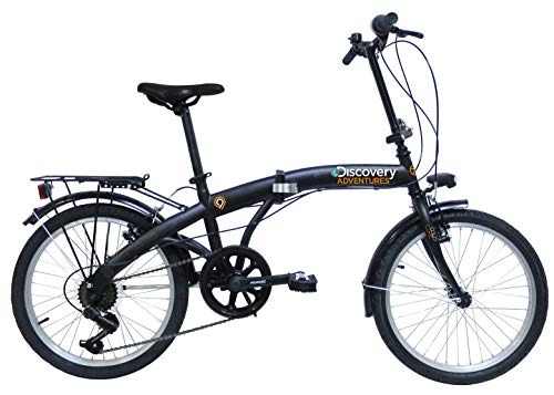 €184.50 Discovery 2722 FOLDING ACC, Bicicletta Pieghevole 20' Nero Opaco  Unisex, 20 - bikewebshop.it