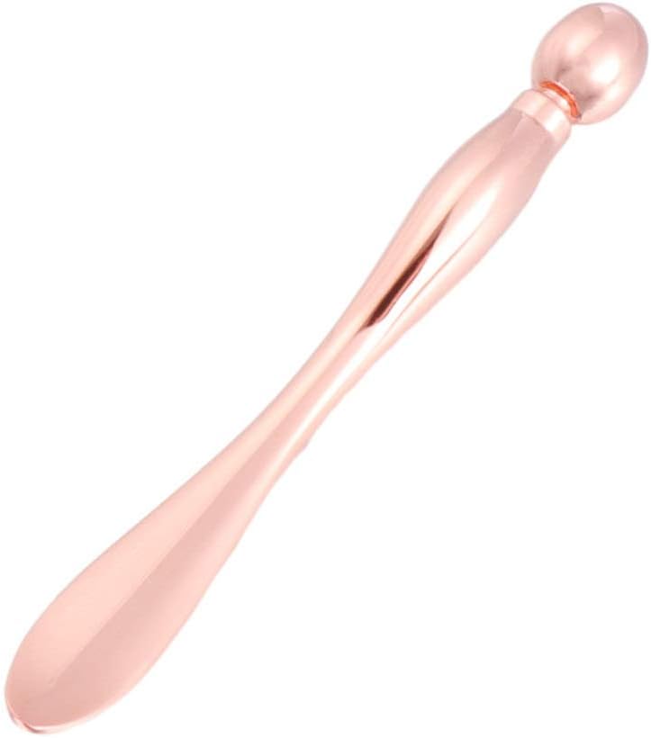 Beaupretty Eye Cream Massgae Sticks Alloy Eye Cream Applicator Eye Roller Facial Face for,2pcs(Rose Gold) Skin Care Roller - Image 4