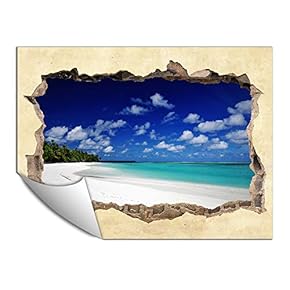 Wall Paper Small Wall Mural Creative 3D Photo Wall Art Removable Wall Decoration for Bedroom Living Room - 24x32 inches