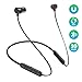 EVIO Bluetooth Headphones, Best Sports Wireless Bluetooth 5.0 Hi-Fi Stereo Deep Bass Earbuds, IPX7 Waterproof & 10 Hrs Playing Time Headsets, CVC 8.0 Neckband Magnetic in-Ear Earphone w/Mic (Black)