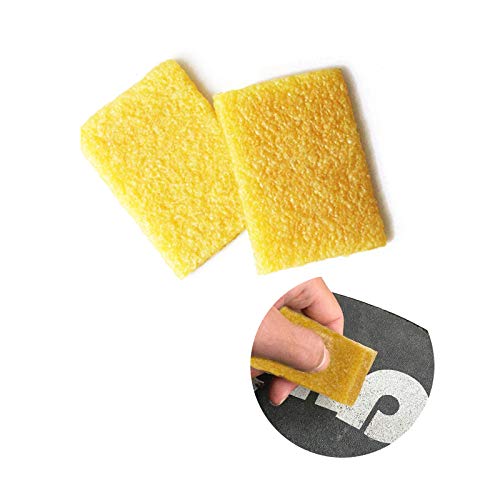 Suprcrne 2 PCS Skateboard Grip Tape Cleaner, Sandpaper cleaner Sanding Belt Cleaning Longboard Dirt Remover Cleaning Tool Accessories.