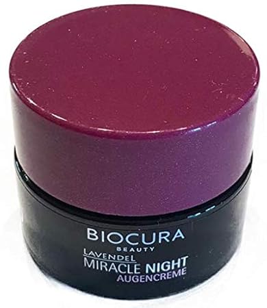 Biocura Miracle Night Lavendel Augencreme im 15 ml Tiegel MADE in Germany