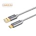 CableCreation Short USB C Cable 1.6 FT, USB A to USB C Cable Braided USB to C Cable Fast Charging 3A 480Mbps Data for MacBook Air, iPad Pro, iPad mini, Pixel, Galaxy S22 Ultra S21 S20, etc, 0.5m Gray