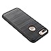 iPhone 7 Plus Case, Moonmini Ultra Slim Shock Absorbing Dual Layer TPU + PC Hybrid Carbon Fiber Texture Shockproof Anti Scratch Full Protection Back Cover for iPhone 7 Plus Black