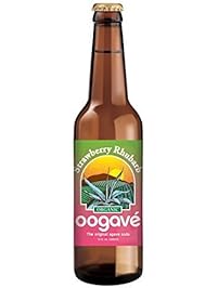 Oogave Organic Soda-Strawberry Rhubarb 12pk