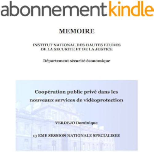 Download Coopération public privé dans les  nouveaux services de vidéoprotection PDF