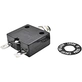 Superior Electric SE17OLS 17 Amps Push-Button Circuit Breaker, Thermal Overload Switch Protector