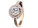 Berar Womens Temperament Luxury Ancient Silver Round Diamond Inlaid Ring