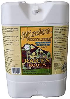 Mission Fertilizer Raices Roots 2-0-0 Organic Fertilizer 5 Gallon - (Organic Soil nutrients)