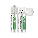 KeenPower AA Batteries USB Rechargeable Double A Lithium Batteries Li-ion Battery Cell 1.5V / 1200mAH (4Pack/2Pack) Not NI-MH/NI-CD/Alkaline Batteries ECO-Friendly and Recyclable No Memory Effect