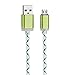 LED Light Micro USB Charger Cable Charging Cord For Samsung galaxy s8 Edge,Tuscom (Green)