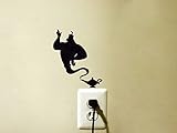 Genie Lamp Aladdin Vinyl Decal Sticker Light Switch Kids Nursery