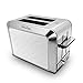 Fortune Candy Toaster 2 Slice Stainless Steel,Toaster for Bagels,Wide Slots Toaster with Removable Crumb Tray (White)