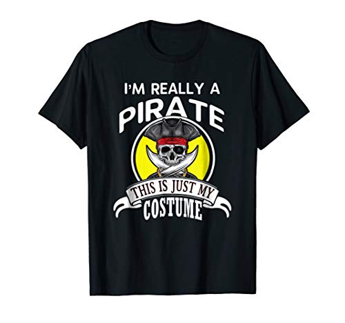 Pirate Skull Halloween Costume T-shirt This Is My Costume