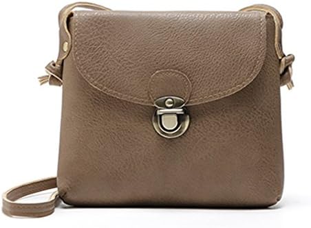 KCNSJ Handbags For Women Design Small Bag Pu Leather Mini Shoulder Bag Crossbody Bag Mud color Mini-Max Length-20cm