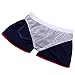 LETSQK Men's Sexy Swimwear Shorts Surf Swimsuit Swim Trunks Blue M