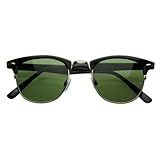 Vintage Half Frame Clubmaster Wayfarers Style Classic Optical RX Sunglasses