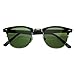Vintage Half Frame Clubmaster Wayfarers Style Classic Optical RX Sunglasses